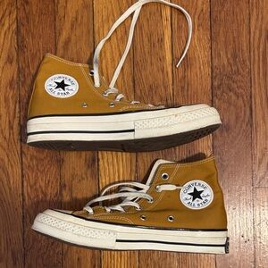 Converse Chuck Taylor All Star Sneakers in Mustard Yellow